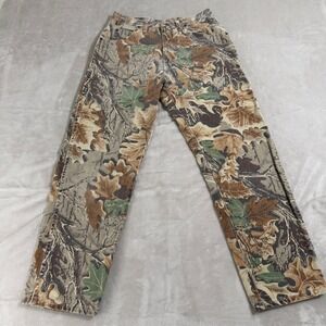 Wrangler Rugged Wear Camo Pants Advantage Timber Leaf Camouflage Mens 29x28